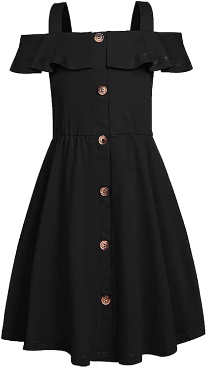 Fairy Dolls Girls Knee Length Cotton Dress