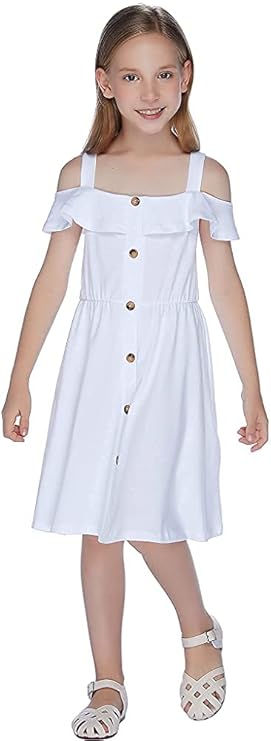 Fairy Dolls Girls Knee Length Cotton Dress - Image 6