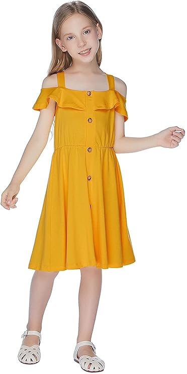 Fairy Dolls Girls Knee Length Cotton Dress - Image 4