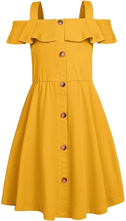 Fairy Dolls Girls Knee Length Cotton Dress - Image 5