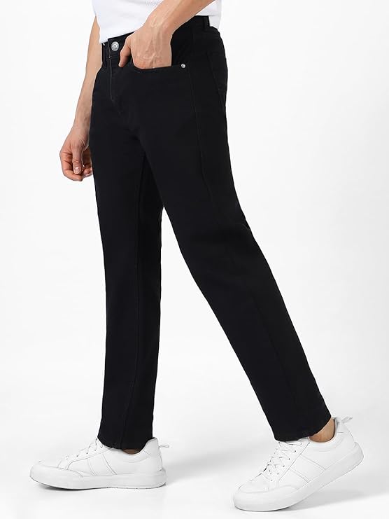 Urbano Fashion Men's Regular Fit Washed Jeans Stretchable