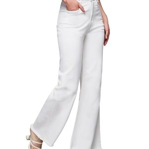 Miss Chase Women's Bootcut High Rise Regular Stretchable Denim Jeans