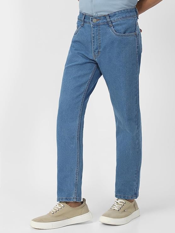 Urbano Fashion Men's Regular Fit Washed Jeans Stretchable - Image 3